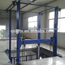 5t capacity hydraulic electric vertical cargo lift table from China